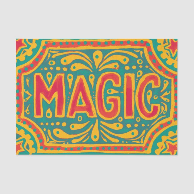 Papel De Seda Mayo De Mágica (Frente )