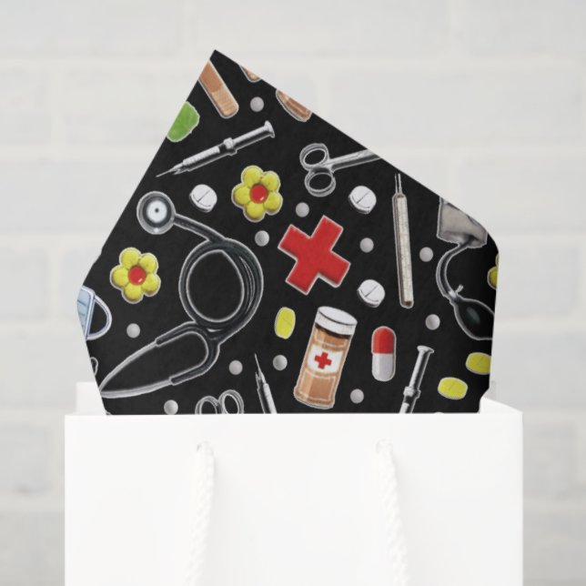Papel De Seda Médico Presente (Sacola de presentes)