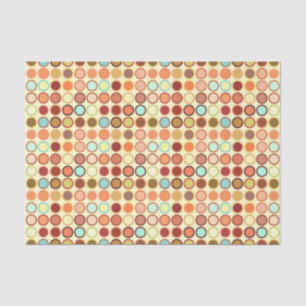 Papel De Seda Médio Century Modern Dots Cream com Vários Neutr