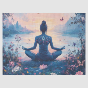 Papel De Seda Meditação Serena ao Nascer do Sol (2)