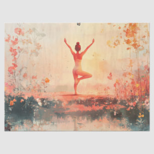Papel De Seda Meditação Serena ao Nascer do Sol (7)