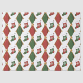 Papel De Seda Meia de Natal 