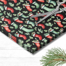 Papel De Seda Meia de Natal Stocking de Natal