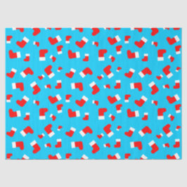 Papel De Seda Meias Padrão Natal Férias Festas Festivas