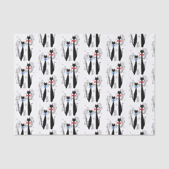 Papel De Seda Meio século da Era Atômica Moderno e Legal Par de  (Frente )