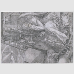 Papel De Seda Melancholia, Albrecht Durer
