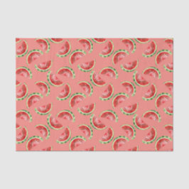 Papel De Seda Melancias Aniversário Rosa Bege Vermelho Verde