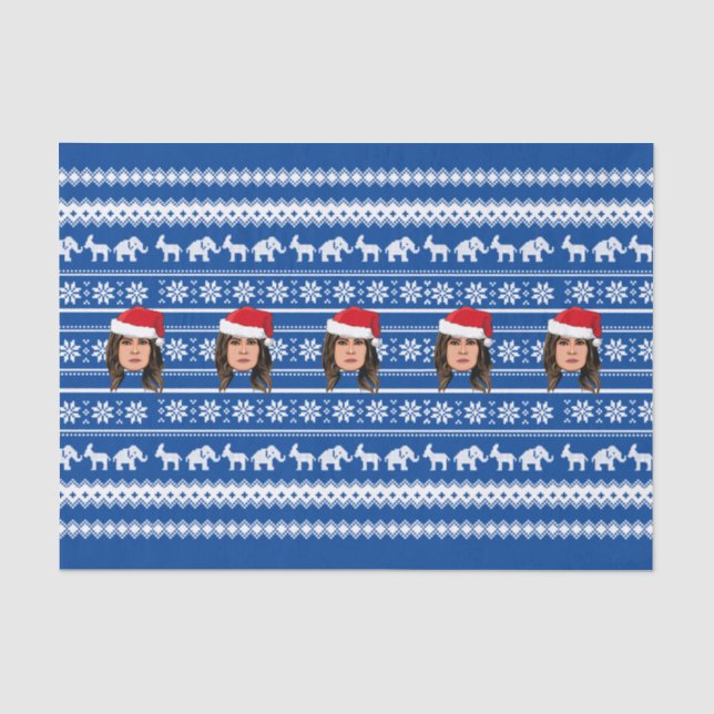 Papel De Seda MELANIA TRUMP Christmas (Frente )