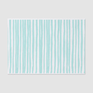 Papel De Seda Mele Kalikimaka Chic Teal Stripe