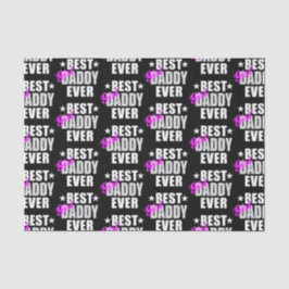 Papel De Seda Melhor Pai de Menina Padrão