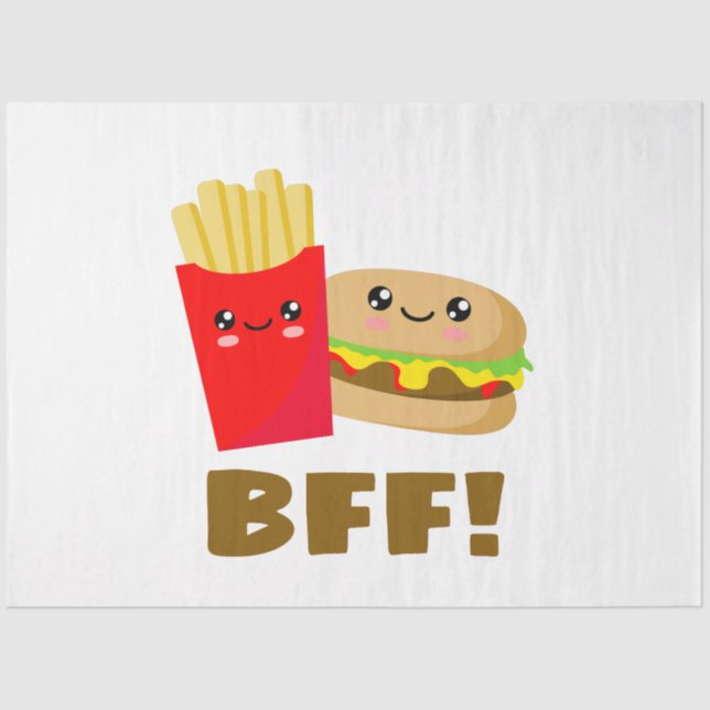 Papel De Seda Melhores Amigos para Sempre (Frente )