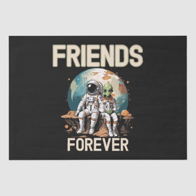 Papel De Seda Melhores Amigos Para Sempre  (Frente )