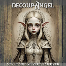 Papel De Seda Melinda the Elf - Decoupage -