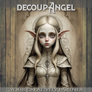 Papel De Seda Melinda the Elf - Decoupage -