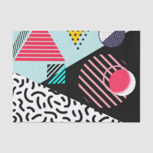 Papel De Seda Memphis Pattern