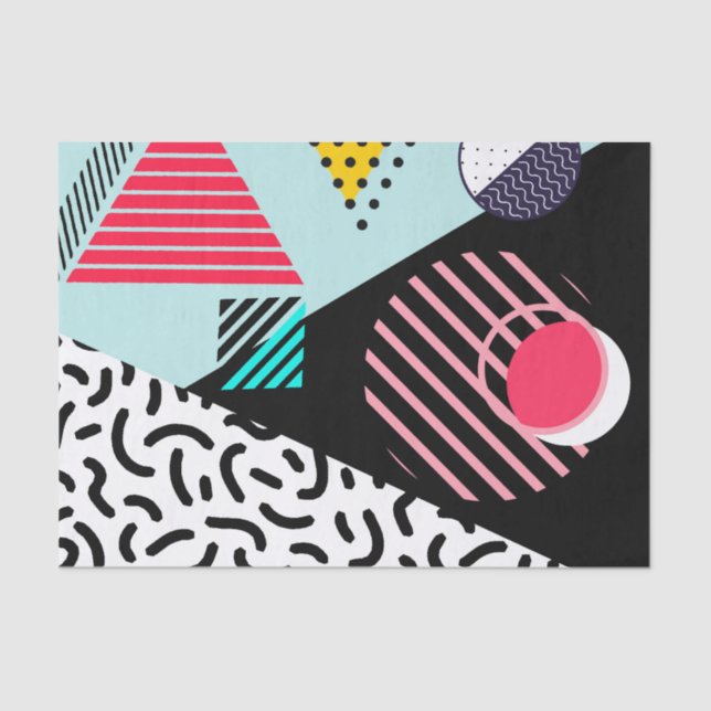 Papel De Seda Memphis Pattern (Frente )