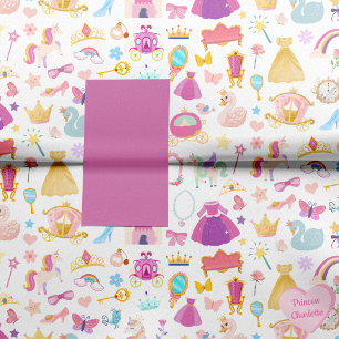 Papel De Seda Menina Bonito Princesa Fada Padrão