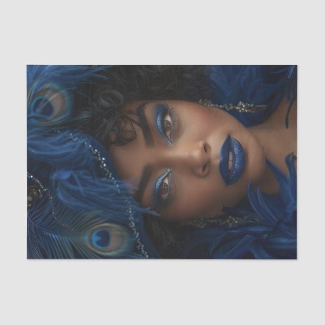 Papel De Seda Menina de aparar da década de 192012 (Frente )