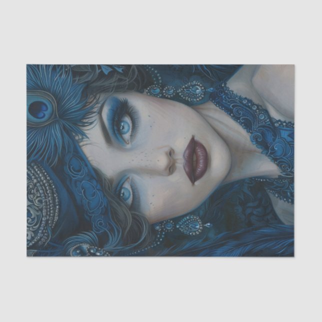 Papel De Seda Menina de papel31 da década de 1920 (Frente )