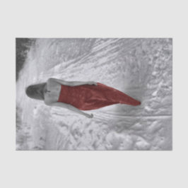 Papel De Seda Menina Gótica Vintage Vestido Vermelho Arte Decoup