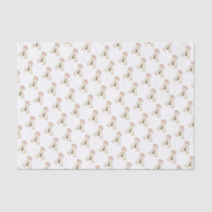 Papel De Seda Menina tribal floral do Teepee de Boho