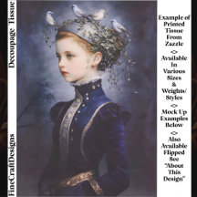 Menina Vitoriana Fofa, Folhas de Hedera e Pássaros