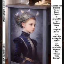 Menina Vitoriana Fofa, Hera e Pássaros FF5R Decoup