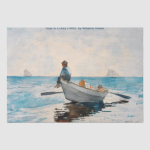 Papel De Seda Meninos Em Uma Seca (1880) Por Winslow Homer
