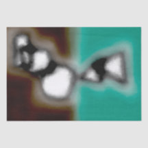 Mensagem em uma garrafa: Abstrato Brown, Teal, B &