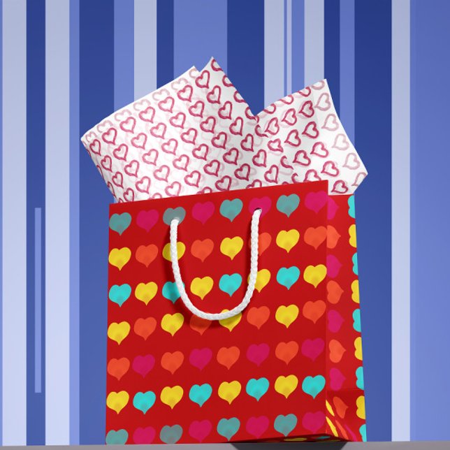 Papel De Seda Mensagem - um coração desenhado imperfeitamente (Criador carregado)