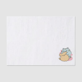Papel De Seda Meow & Woof Perfect Toga - Gato e Cachorro Bonitos