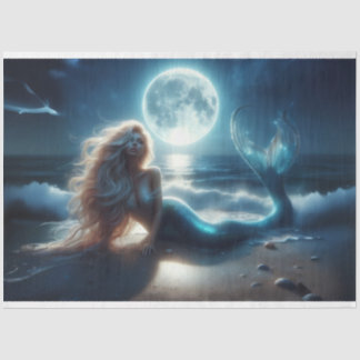 Papel De Seda Mermaid Beach Moonlight TPapel