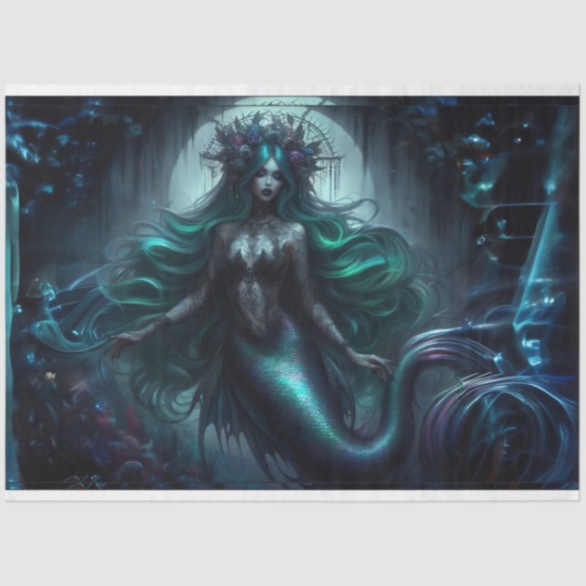 Papel De Seda Mermaid Queen (Frente )