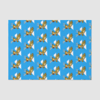 Papel De Seda Merry Christmas Flying Reindeer Cute