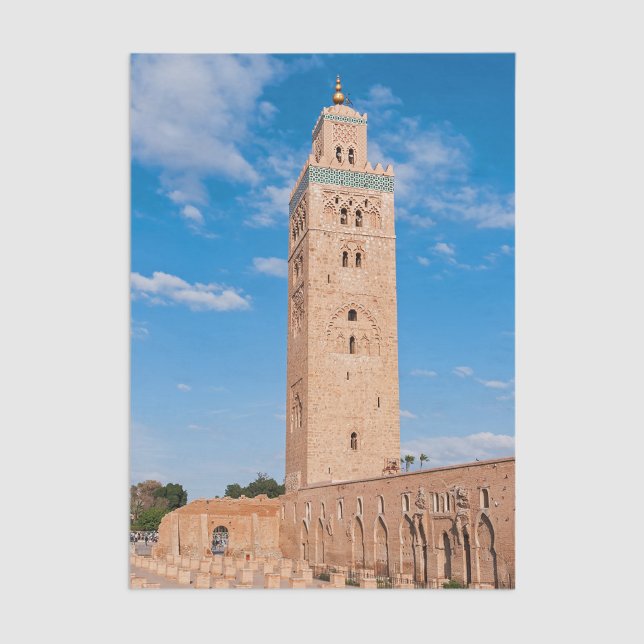 Papel De Seda Mesquita Koutoubia - Marrakech, Marrocos (Criador carregado)