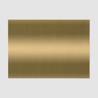 Papel De Seda Metálico de Gradiente Dourado Faux