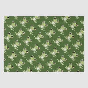 Papel De Seda Meu outro Livro Tecido Amigo do Sapo Verde