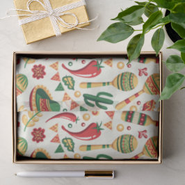 Papel De Seda Mexican Cinco De Mayo Pattern 