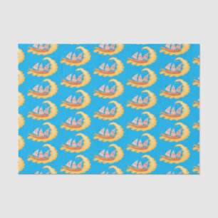 Papel De Seda Milhas de nachos, batatas fritas, canecas, surf