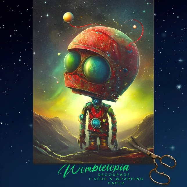 Papel De Seda Milo, a página de dissociação do Cosmic Spaceman E (Criador carregado)