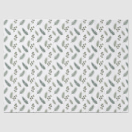 Papel De Seda Minimal Christmas Pine Pattern, Scandi Style