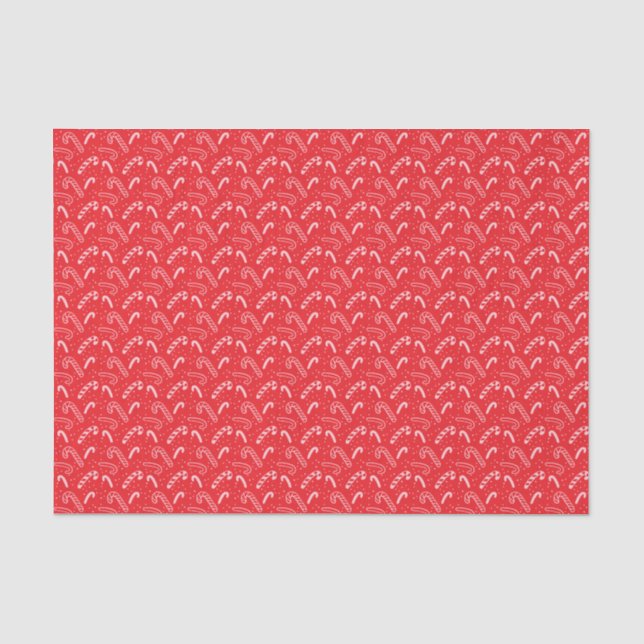Papel De Seda Mínimo Clássico de Doces Vermelhos Festivos Festiv (Frente )