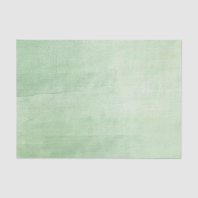 Papel De Seda Mint Breeze Watercolor (Frente )