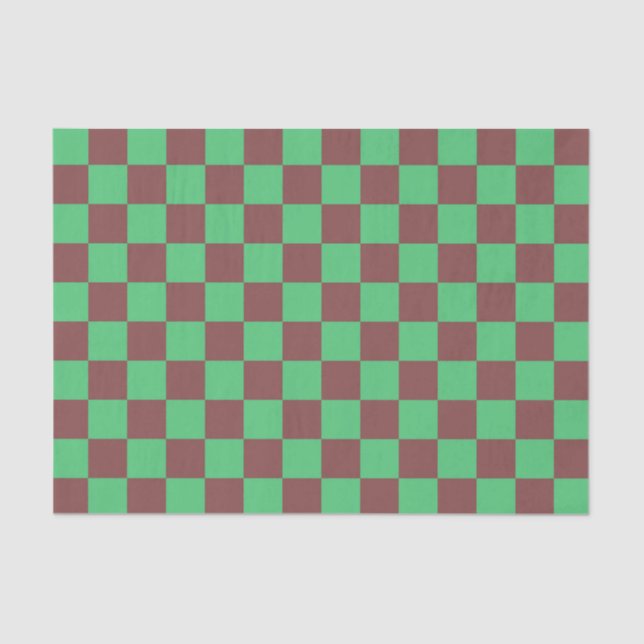 Papel De Seda Mint e Chocolate (Frente )