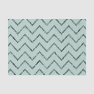 Papel De Seda Mint Glam Chevron Zigzag Stripes