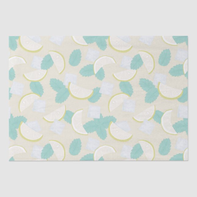 Papel De Seda Mint Lemonade (Frente )
