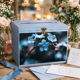 Papel De Seda Miosótis Azul Escuro