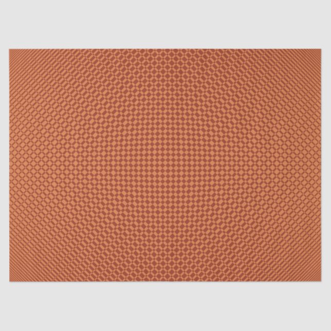 Papel De Seda "Mirage"| Amberglow sobre Terracotta| (Frente )