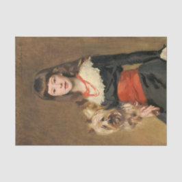 Papel De Seda Miss Beatrice Townsend por John Singer Sargent