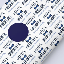 Papel De Seda Mister OnewonArco Tie primeiro aniversario